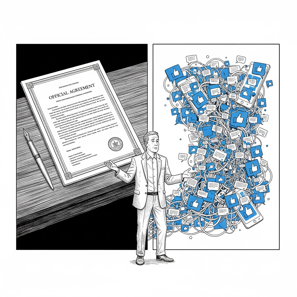 Illustration of the trap of informality