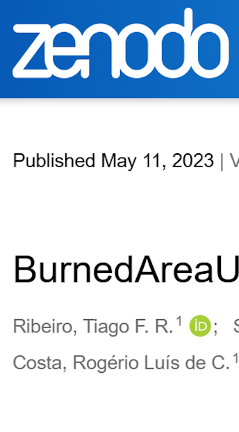 BurnedAreaUAV Dataset